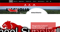 Desktop Screenshot of magnoliaschools.net