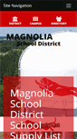 Mobile Screenshot of magnoliaschools.net
